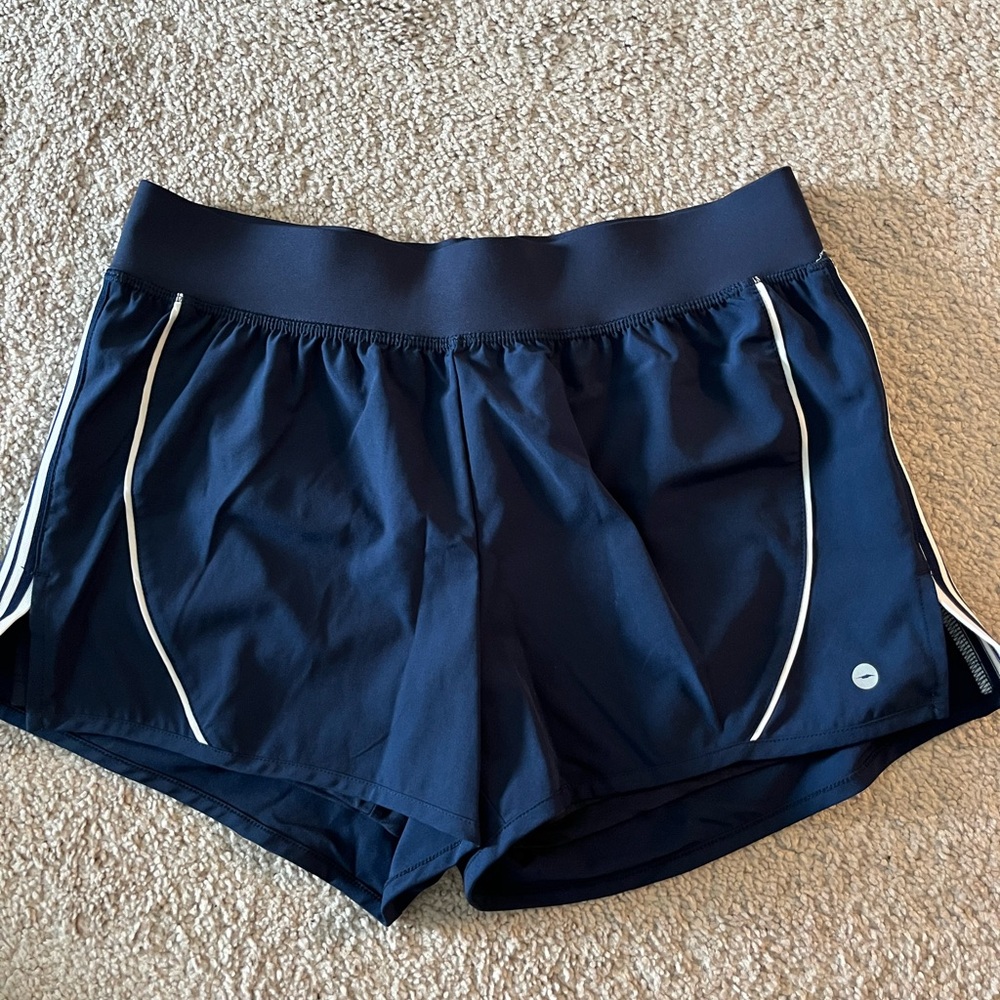 Women's Navy Blue Athletic Shorts